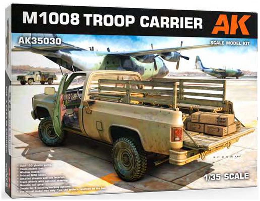Available To Order – M1008 Troop Carrier 1:35 AK Interactive Model (AKI 35030)
