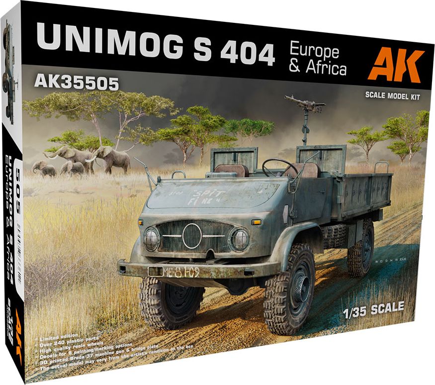 Available To Order – Unimog S 404 Europe & Africa 1:35 AK Interactive Model (AKI 35505)
