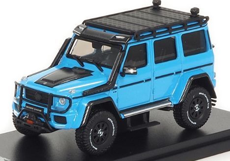 Available To Order – Brabus 550 Adventure Mercedes Benz G-Class 4x4x4 2017 Blue 1:64 (ALM 660304001)