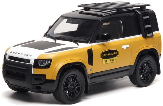 Available to Order – Land Rover Defender 90 2023 Trophy Edition Yellow (Limited Edition 504pcs) 1:18 (ALM 810710)