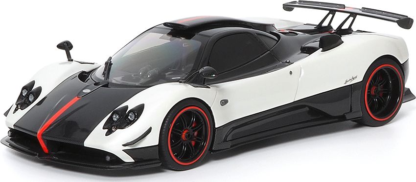 Available To Order – Pagani Zonda Cinque Coupe 2009 Bianco Benny (White) 1:18 (ALM 850601001)