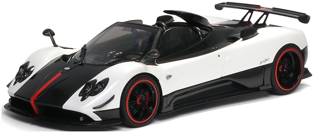 Available To Order – Pagani Zonda Cinque Roadster 2009 Bianco Benny 1:18 (ALM 850611001)