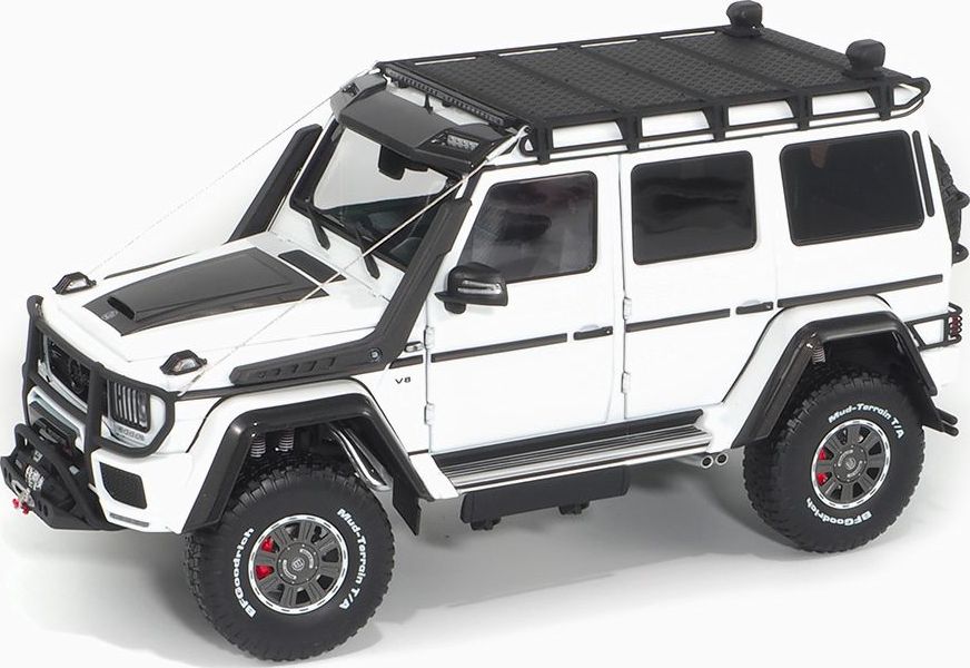 Available To Order – Brabus 550 Adventure Mercedes Benz G 500 4x4 2017 White 1:18 (ALM 860305)