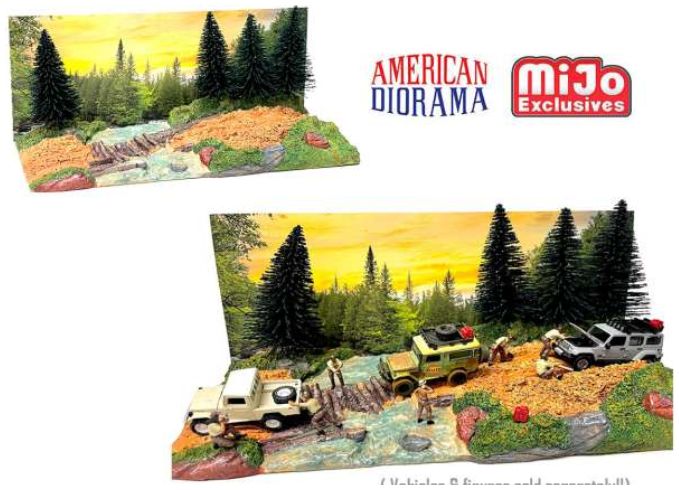 Overland Off Road Diorama 1:64 American Diorama Model