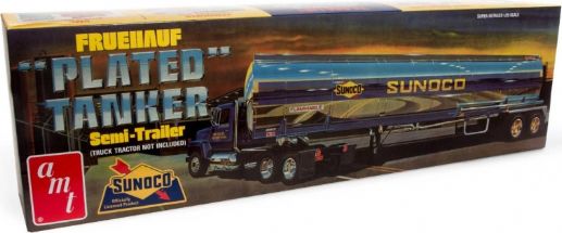 Fruehauf Plated Tanker Trailer (Sunoco) 1:25 AMT Kits Model