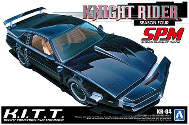 Available to Order – Knight Rider Knight 2000 K.I.T.T. SPM 1:24 (AOS 06378)