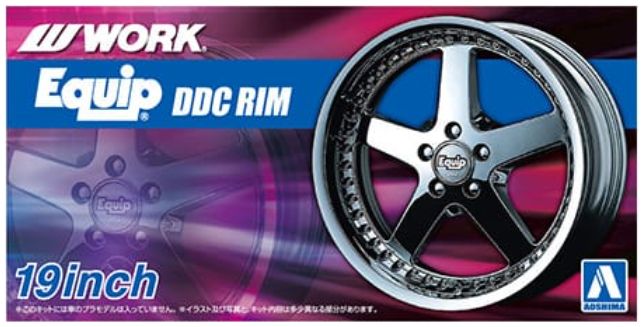 Available to Order – Work Equip 19'' 4pc Wheel & Tyre Set 1:24 (AOS 06945)