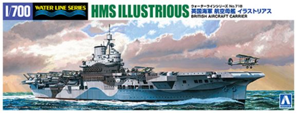 Available To Order – British Aircraft Carrier HMS Illustrious 1:700 (AOS 06958)