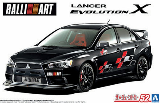 Mitsubishi Ralliart CZ4A Lancer 1:24 Aoshima Model