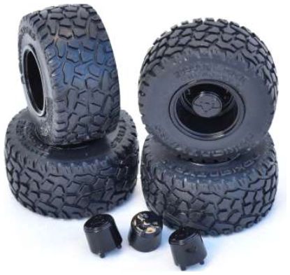 Nokian Ground Kare 710/40R 22.5 Tyre and Rim Wheel Set Black 1:32 – diecast model