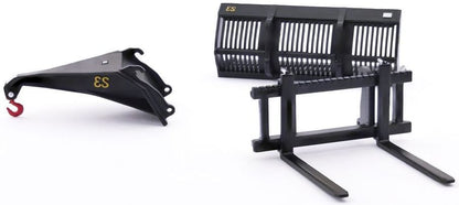 Available To Order – Eurosteel wheelloader attachment set Fits JCB / Volvo 1:32 (AT 3200121)