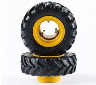 FORREZ dual wheelset Perfect for silage wo Fits AT3200120 - Volvo L60H wheel loader 1:32 – diecast model