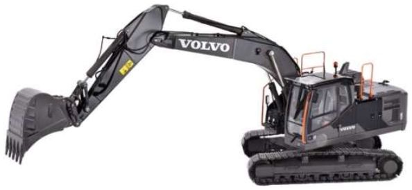 Volvo EC220E Limited Black Edition Crawler Excavator (999 pcs) 1:32 – diecast model