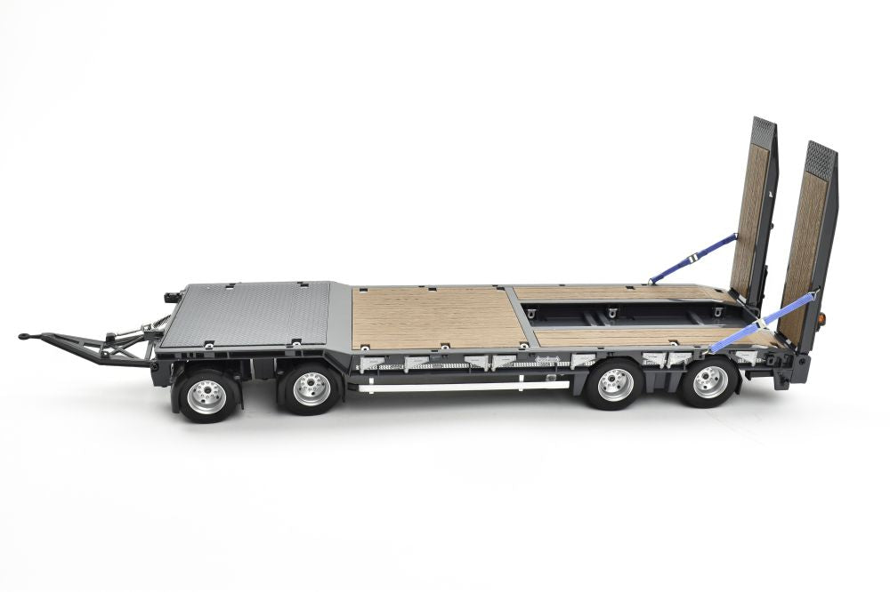 Available to Order – Nooteboom ASDV-40-22 4 Axle Drawbar Trailer with Ramps - Grey 1:32 (AT 3200139GY)