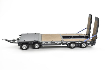 Available to Order – Nooteboom ASDV-40-22 4 Axle Drawbar Trailer with Ramps - Grey 1:32 (AT 3200139GY)