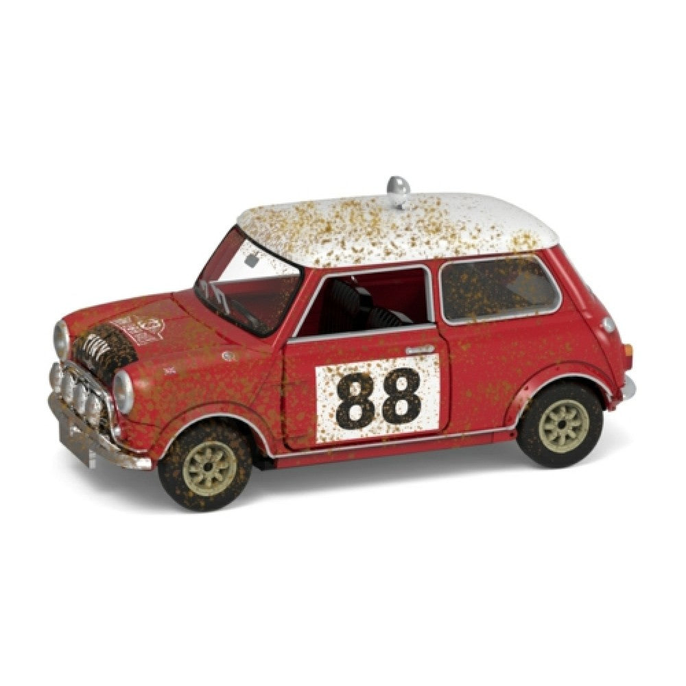 Available To Order – 177 Mini Cooper Rally No.88 Mud Weathered 1:50 Tiny City Model (ATC65330)