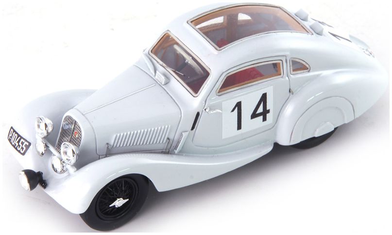 Available to Order – Aero 750 Sport Coupe 1000 Mile #14 Grey 1934 1:43 Autocult Model (ATC 02033)