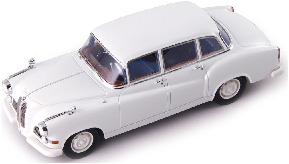 Available To Order – BMW 505 Pullmann Ghia Aigle White 1:43 (ATC 06063-2)