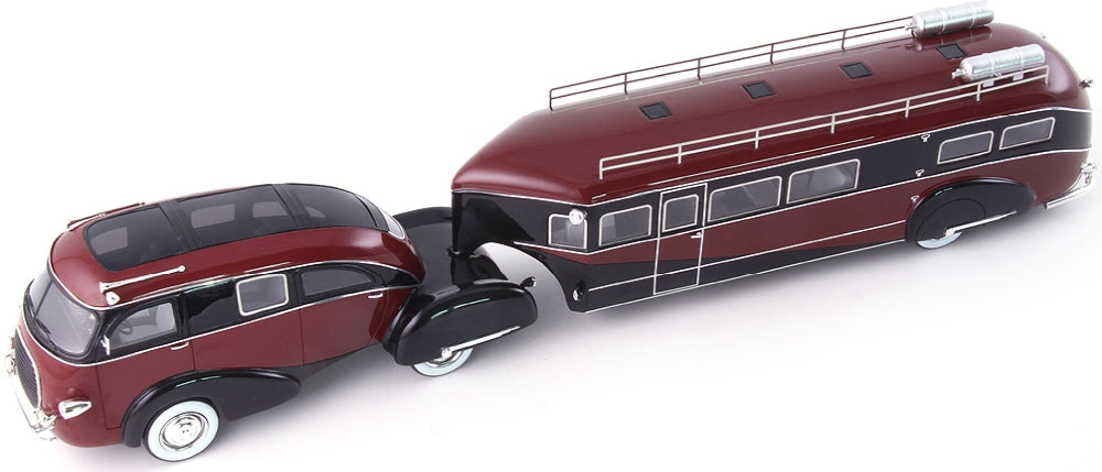 Zephir Land Yacht Red/Black 1:43 AutoCult Model