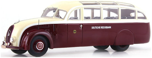 Mercedes Benz LO 3100 Deutsche Reichsbahn' Ivory Red 1:43 – diecast model