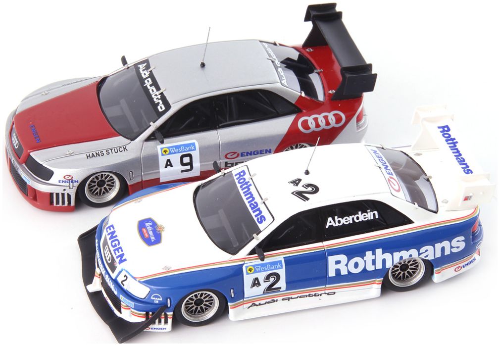 Available To Order – Audi 100 S4 GTO Red/Silver (Avenue Boxed) 1:43 AutoCult Model (ATC 60126)