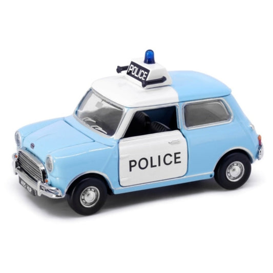 THIS ITEM IS AVAILABLE TO ORDER FROM OUR SUPPLIER - 1:50 TINY CITY ATCUK64009 - AUSTIN MINI UK POLICE CAR (BLUE)