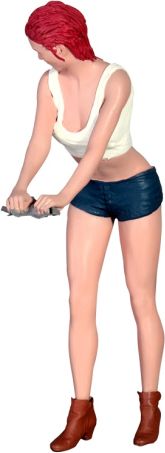 Available To Order – Courtney Car Washer Figurine 1:12 Atlantic Model (ATL 12016)