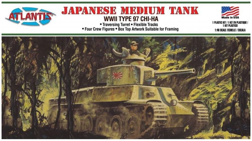 Japanese Chi-Ha Type 97 Medium Tank 1:48 – diecast model