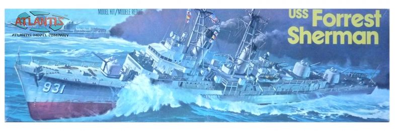 USS Forrest Sherman Destroyer 1:319 – diecast model