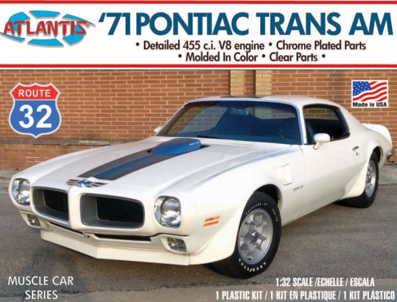 Pontiac Firebird Route 32 1971 1:32 – diecast model