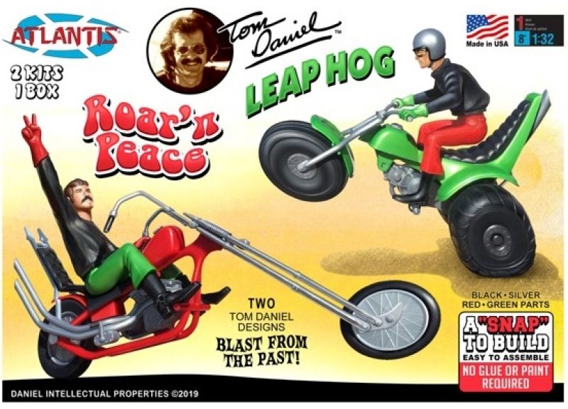Roar'n Peace Leap Hog Snaps 2 Pack Tom Daniel (4 colors) – diecast model