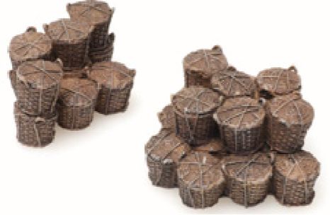 Available To Order – Cargo: Fishing Baskets (26 X 21 MM + 26 X 16 MM) 1:87 Ready-Made, Painted 1:87 (ATT 28119)