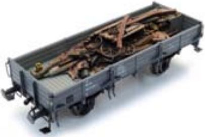 Available to Order – Scrap Metal Cargo for Sand Wagon Ready Made Painted 1:87 (ATT 28124)