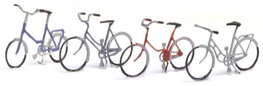 Bicycles Set A (4) 1:120 Ready-Made, Painted TT – diecast model
