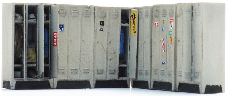 Available To Order – Lockers Ready-Made, Painted 1:120 Artitec Model (ATT 312031)