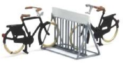 Bicycle Rack 1:160 Ready-Made, Painted N – diecast model