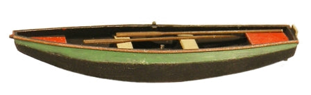 Rowboat x 1 (Steel) Green 1:87 Artitec Model