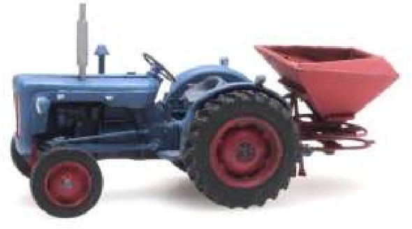 Available to Order – Tractor Ford With Broadcast Spreader 1:87 Ready-Made, Painted 1:87 (ATT 387347)