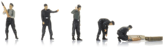 Tank Crew Reloading (5x) (WM) Ready-Made Figures 1:120 Artitec Model