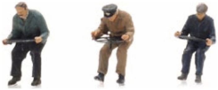 Available to Order – Truck Drivers (3x) Ready-Made Figures 1:120 Artitec Model (ATT 5120010)
