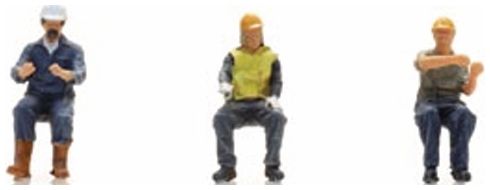 Available To Order – Forklift Drivers (3x) Ready 1:120 Artitec Model (ATT 5120018)