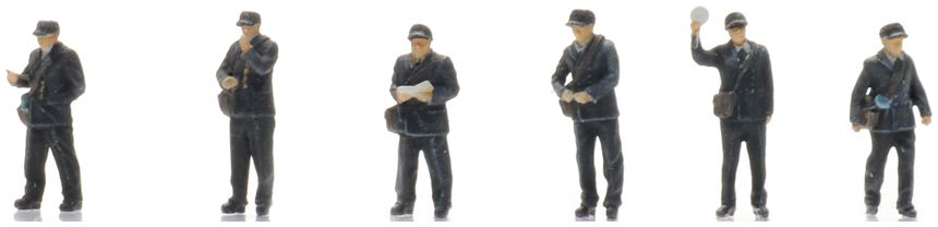 Conductors 1950-70 (6x) (NS) Ready-Made Figures 1:160 Artitec Model