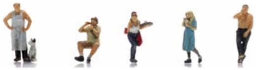 Available To Order – Chip Shop Figures (5x) Ready 1:160 Artitec Model (ATT 5160026)