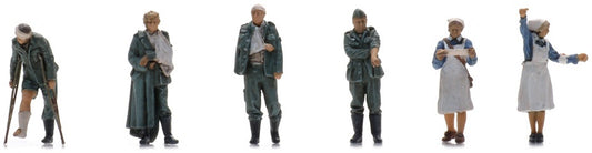 Wounded Soldiers + Nurse (WM) Ready 1:87 Artitec Model