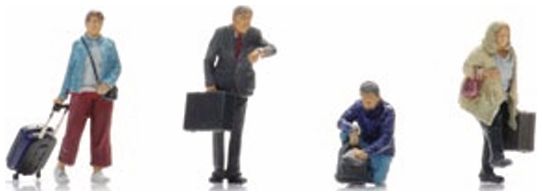 Passengers Platform (4x) Ready 1:87 Artitec Model