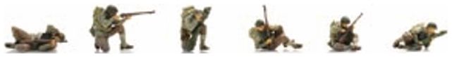Available To Order – D-Day Infantry on Beach (6x) (US) Ready 1:87 Artitec Model (ATT 5870131)