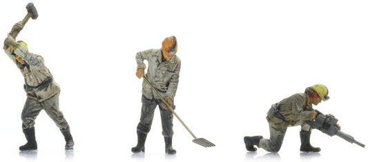 Miners in The Shaft 80s-90s Ready-Made, Painted 1:87 Artitec Model