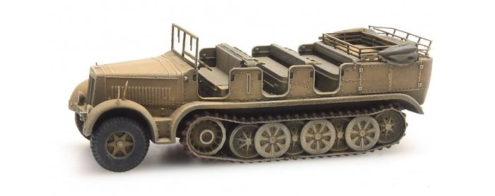WM Sd.Kfz. 7 Zugkraftwagen 8T Afrikakorps 1:87 Ready-Made, Painted 1:87 Artitec Model