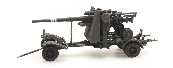 WM 88MM Flak 18 Grey 1:87 Ready-Made, Painted 1:87 Artitec Model