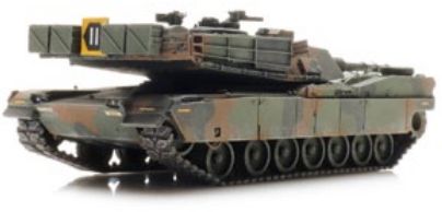 M1A1 Abrams NATO Camo Train Load (US) ready 1:87 1:87 Artitec Model